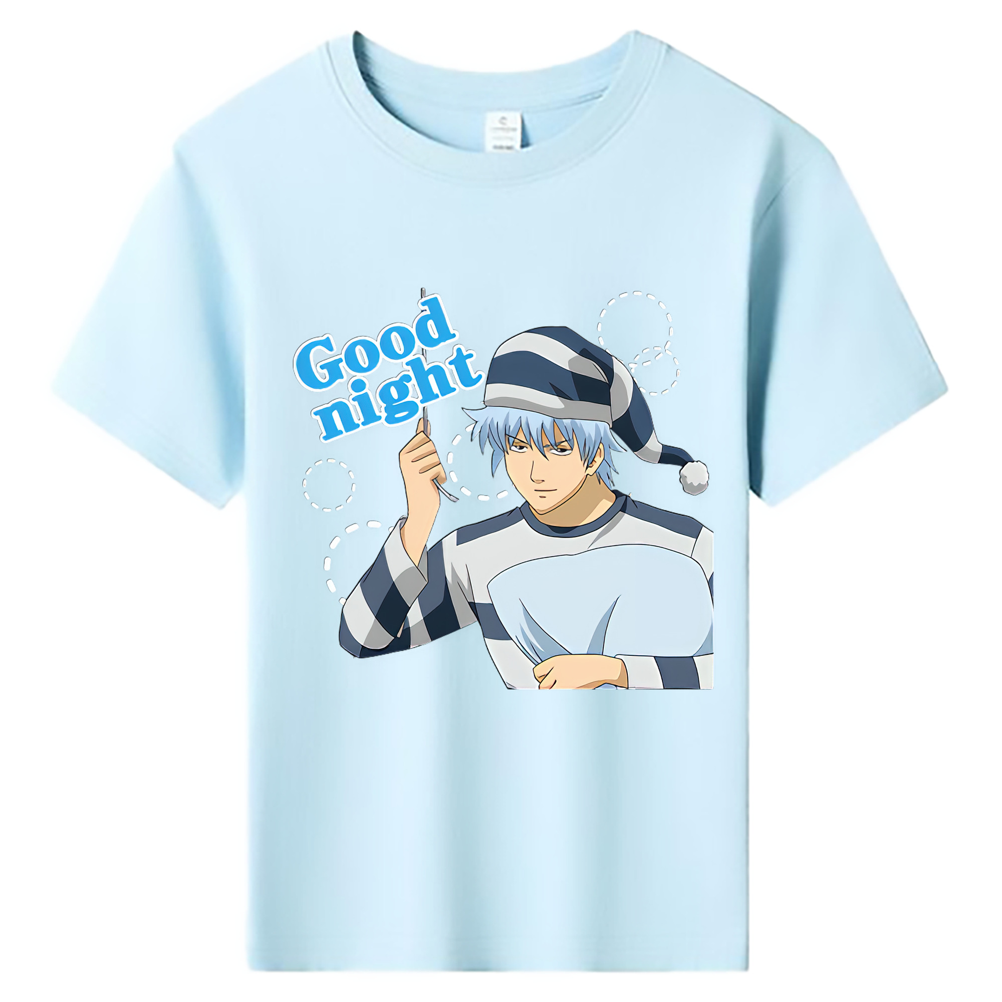（画像用） ぎんたま 坂田銀時（さかたぎんとき） 神楽 志村新八（しむら しんぱち） GINTAMA Sakata Gintoki Kagura Shimura Shinpachi 綿100％キッズTシャツ（フロントプリント）